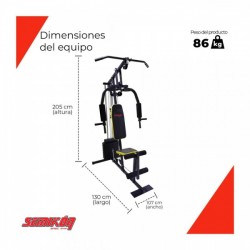 Minigimnasio Semikon TE-1207/MH