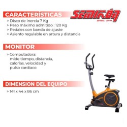 Bici Magnetica Semikon TE-20407