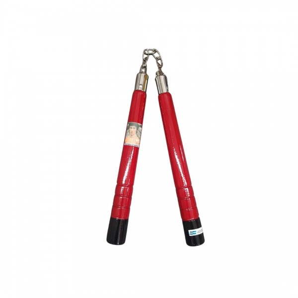 Nunchaku madera cadena largo